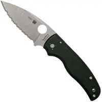 Spyderco Shaman Compression Lock Serr