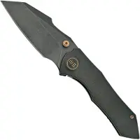 We Knife High-Fin Framelock Black