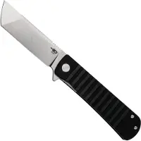 Bestech Titan - Satin + Stonewash - G10 foldekniv, sort