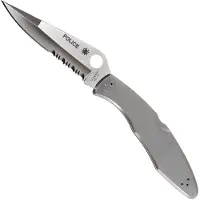 Spyderco Police foldekniv, savtakket