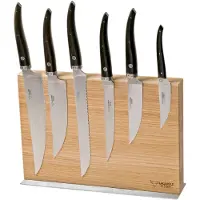 Laguiole En Aubrac Gourmet COL99CUIGOEBIB 6-piece knife set ebony wood with knife block