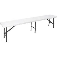 Perel FP160, Hvid, Polyethylen, Stål, Robust, 600 kg, 1830 mm, 280 mm