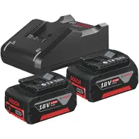 Bosch 2 x GBA 18V 4.0Ah + GAL 18V-40