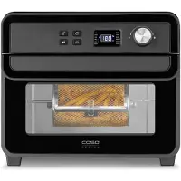 Caso AirFry Chef 1700, Elektrisk ovn, 22 L, 1700 W, 40 - 230 °C, Bordplade, Sort