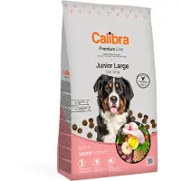 Calibra Dog Premium Line Junior Kylling til store racer - 2 x 12 kg