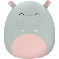 Squishmallows Bamse - 30 cm - Harrison Hippo - - OneSize - Bamse