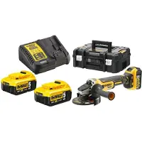 DeWalt DCG405P3-QW - Vinkelsliber - ledningfri - 125 mm - 3 batterier - 18 V