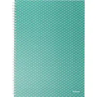 Esselte Colour'Breeze A4 notesblok kvadreret, spiralindbundet Grøn - (4 stk.)