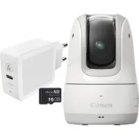 Canon PowerShot PX - Essential Kit - smart kamera - 11.7 MP - 1080p / 60 fps - 0.3x optisk zoom - Wi-Fi, Bluetooth - hvid