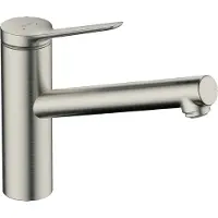 Hansgrohe HG Zesis M33 køkkenarmatur - etgrebsbatteri 220mm tud t/kv Steel-optik