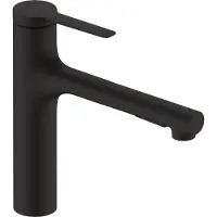 Hansgrohe Køk.arm ZesisM33 160 Ltud m.sort udtr 2j