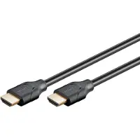 Goobay LC HDMI 2.1 Kabel med Ethernet - 1.5m - Sort