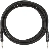 Fender Professionelt 10 Fod Langt Lige Instrumentkabel Sort