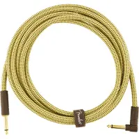 Fender Deluxe 10 Fod Langt Lige/Vinklet Instrumentkabel Tweed