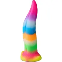 XR Brands Unicorn Tongue Glow-in-the-Dark Dildo 21 cm