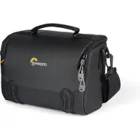 Lowepro Adventura SH 160 III kamera axelväska med justerbar/avtagbar axelbandspåse för spegelfri kamera kompatibel med Sony Alpha 7 -serien svart