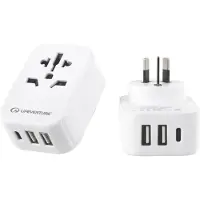 Lifeventure Verdensadapter Til Aus/kina-stik Med Usb