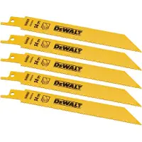 DeWalt DT2361-QZ - Savklinge - for metalrør, metal, plademetal - 5 stykker - længde: 152 mm