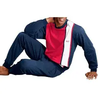 H.I.S. Pyjamas lang blandingsfarvet