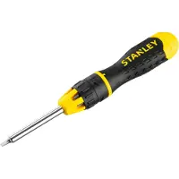 Stanley 0-68-010 Dynagrip med ratchetfunktion multibit-skruetrækkersæt