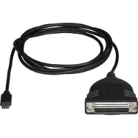 StarTech.com StarTech USB C to Parallel Printer Cable - DB25 Female Port for IEEE1284 Printers - Bus Powered - Printer Cable Adapter - USB to DB25 (ICUSBCPLLD25)
