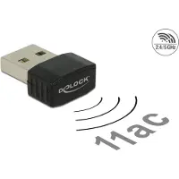DeLOCK WLAN USB 2.0 Stick Nano Dualband 2,4/5 GHz WLAN AC 433