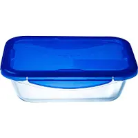 Pyrex 283PG00/7044, Gryde bradepande, Rektangulær, Glas, Plast, Transparent, -20 - 240 °C