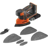 Black & Decker BLACK+DECKER BDCDS18N - Deltasliber - ledningfri - 1-hastigheds - intet batteri - 18 V - SOLO