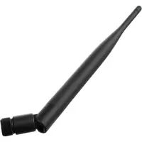 DeLOCK WLAN 802.11 ac/a/b/g/n Antenne RP-SMA St. 5 dBi omnidir. med tilt. sort