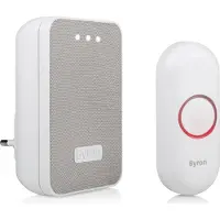 Byron DBY-22322, Grå, Hvid, 85 dB, IP44, Plast, Digital, Trådløs