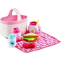 Hape Legemad - 12 dele - Picnic Kurv - - OneSize - Legemad