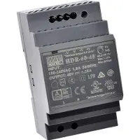 MEAN WELL HDR-60-12, 85 - 264 V, 60 W, 12 V, 4,5 A, RoHS, 52,5 mm
