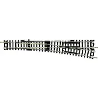 Fleischmann 22303 N skinne (uden ballast) Underjordsskinne, Højre 155 mm 10 ° 765 mm