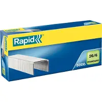 Rapid Hæfteklammer 26/6 standard, 5000 stk.