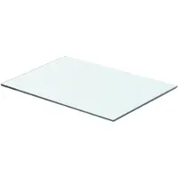 vidaXL Hylder Glaspanel Klar - 50 X 30 cm / 1