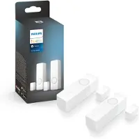Philips Hue Secure contact sensor - Wireless installation - Automates your light - Long battery life - Mounts on doors and windows