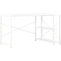 vidaXL Computerbord 120x72x70 Cm Hvid