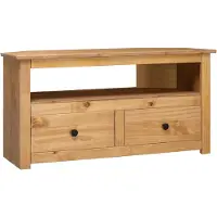 vidaXL tv-skænk 93 x 49 x 49 cm massivt fyrretræ Panama