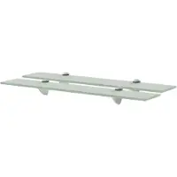 vidaXL svævehylde 2 stk. 60 x 10 cm 8 mm glas