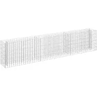 vidaXL gabion-højbed 270x30x60 cm galvaniseret stål
