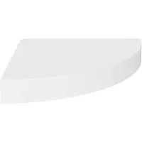 vidaXL Hjørnehylde 25X25X3,8 Cm Mdf Hvid - 1 / 25 x 25 x 3.8 cm