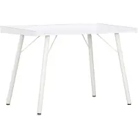 vidaXL skrivebord 90x50x79 cm hvid