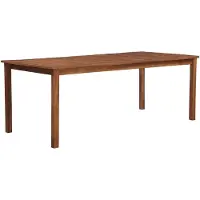 vidaXL Havebord Massivt Akacietræ - 200 x 100 x 74 cm