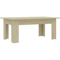vidaXL Sofabord Konstrueret Træ - Sonoma-eg / 100 x 60 x 42 cm