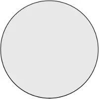 vidaXL vægspejl Ø 60 cm rundt sort