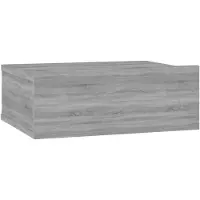 vidaXL væghængt natbord 40x30x15 cm konstrueret træ grå sonoma