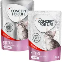 Concept for Life Kitten Okse i gelé - Kornfri - 24 x 85 g