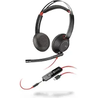 Plantronics Poly Blackwire C5220 - Headset - på øret - kablet