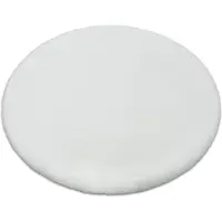 Rugsx Tæppe BUNNY hjul hvid IMITERET KANINPELS cirkel 160 cm
