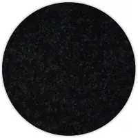 Rugsx TÆPPER HJUL TRENDY 159 sort cirkel 100 cm